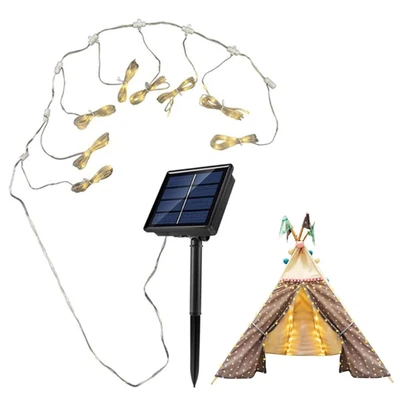 $22.39 • Buy Solar Umbrella Light Outdoor Water Resistant Solar Umbrella With 8 Lights