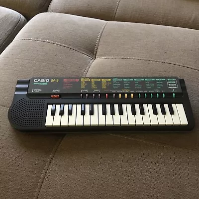 Vintage Casio SA-5 Songbank Keyboard MiniWorks Excellent!!) Mini Electric Piano • $39.99