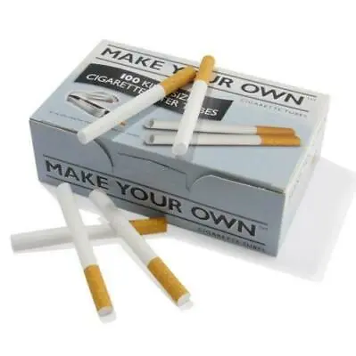 £4.99 • Buy RIZLA MAKE YOUR OWN KING SIZE Cigarette Concept Filter Tubes - 500 1000 1500