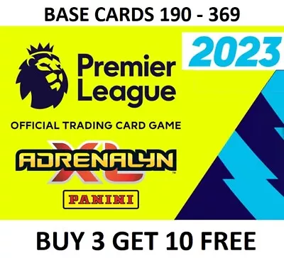 £1.45 • Buy Panini Adrenalyn XL Premier League 2023 -  Base Cards Numbers 190 -  369