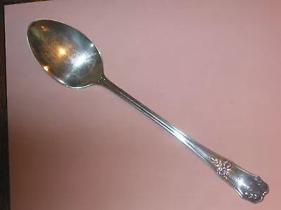 BMS34 ~ Long Handle Serving Spoon ~ Manchester Sterling ~ Engraved Initial B    • $44.11