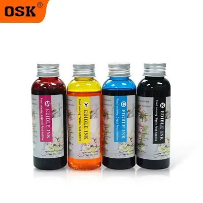 EDIBLE INK REFILL SET FOR CANON PRINTERS - 4 X 100ml • £14.95