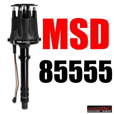 MSD Chevy V8 Distributor Black Pro-billet 85555 • $389.95