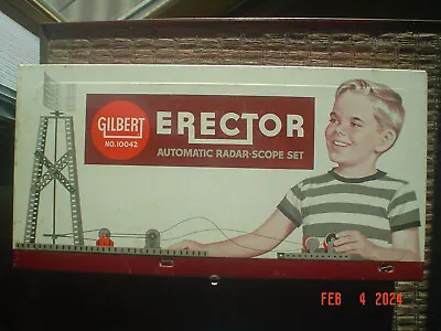 1959 Gilbert Erector Automatic Radar-scope Set #10042 - Complete - Motor Works • $35