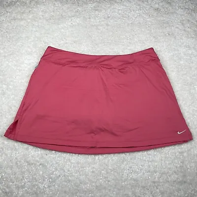 $17.48 • Buy Nike Skirt Womens XL Pink Tennis Skort/Short Liner Active Polyester Golf