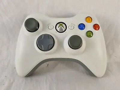 Xbox 360 Controller - White - Wireless - Genuine - Good Working Condition • $25.50