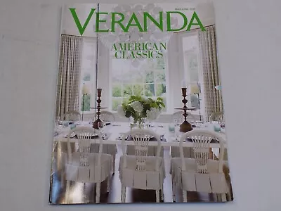 Veranda Magazine May June 2012 Issue Design Home Decor Thomas Britt Washington + • $10.99