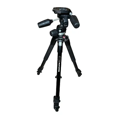 Manfrotto 190XB Tripod W/ 804RC2 Pan Tilt Head & Plate Excellent Condition • $139.95