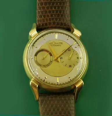 Vintage 50s Le Coultre Vacheron FUTUREMATIC Power Reserve Watch • $1999