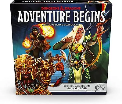 $52 • Buy Dungeons And Dragons Adventure Begins - Co-op Board Game