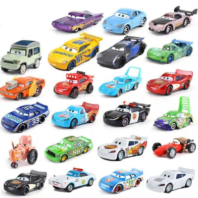 £5.11 • Buy Disney Pixar Cars Lot Lightning McQueen 1:55 Toys Gift Diecast Model Car Loose