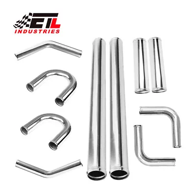 10PCS 2  Aluminum Intercooler Piping Kit Universal DIY Pipe Elbow Tube Kits • $96.99