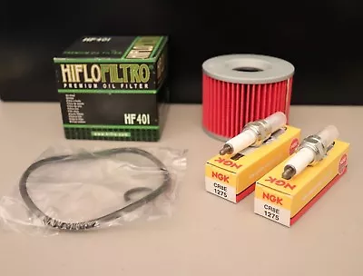 $22.49 • Buy Kawasaki Ninja 250 EX250R Tune Up Kit 2 NGK Spark Plugs Oil Filter EX 250 08/12 