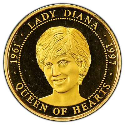 2001 Malta 500 Liras Gold Coin - Lady Diana Proof 1/10th Oz Gold .999 Fine • $290.76