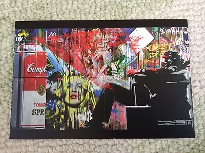 Mr Brainwash Modern Street Art Exhibition Show Card Banksy GraffitI Interest B • £12