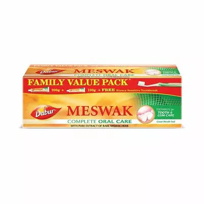 Dabur Meswak Toothpaste Natural Toothpaste 200g (PACK OF 3) • $19.79