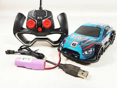 £19.99 • Buy Rc Car Radio Control Nissan Subaru 1:24 Rwd Rtr Audi Supra Style Kids Light Up