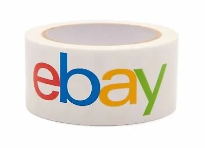 New EBay Branded Packaging Parcel Packing Tape 75 Yards - 50mm Wide • £5.49