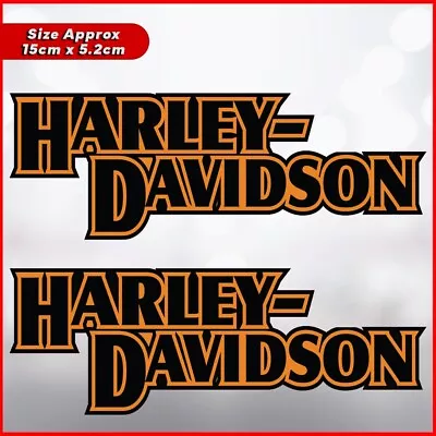 2pcs HARLEY Davidson Sticker For Motorcycle Car ManCave Laptop Vinyl Decals • $9.90