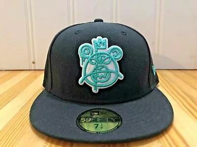 Mishka NYC Death Adders BEAR MOP 2012 NEW ERA FITTED Size 7 1/8 RARE NWT BLACK • $45