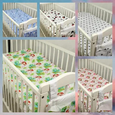 3 Pc Bedding Set For Cot Bed - Duvet Cover / Pillow Case / Organiser Nursery • £23.99