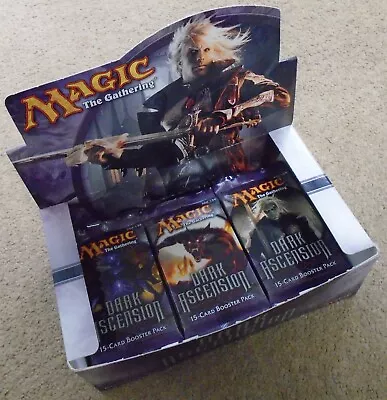 Magic The Gathering Dark Ascension Set Booster 1/3 Box = 12 Packs Free Shipping • $65.99