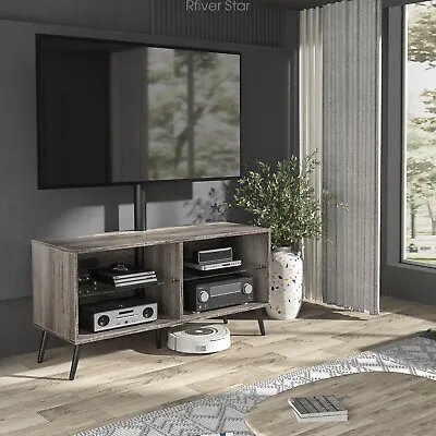 Modern Swivel Oak Wood TV Stand With Mount For 32-70 Inch TVs • $119.99