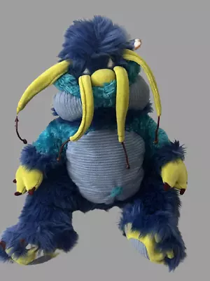 Manhattan Toy 16  Galoompagalots Podge Plush Green Blue Stuffed Monster 2001 • $39.62