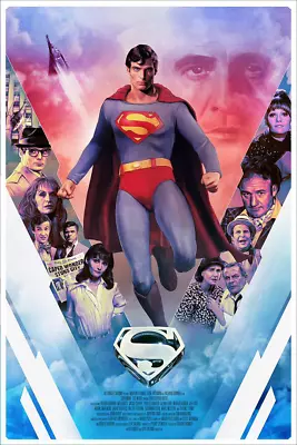 Superman 1978 16x24 By Rich Davies Ltd Edition X/250 Poster Print Mondo MINT Art • $95