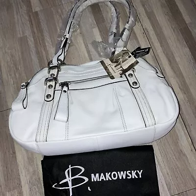 B Makowsky Leather Handbag New With Tags • $66.99