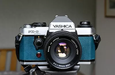 Yashica FX-D + Yashica 50mm F1.9  Lens - New Light Seals • £84.99