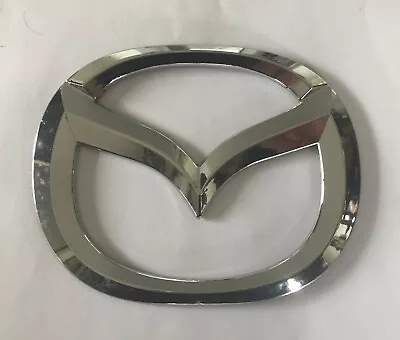 Mazda Emblem Badge 125mm Large Chrome (may Fit Mazda 3/6  CX9 Or Similar) • $40