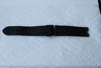 $145 • Buy OEM/Authentic Officine Panerai Black Rubber / Caoutchouc Band/Strap 44mm WOW!