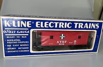 K Line Electric Santa Fe Caboose ATSF 6114 O Gauge O27 Red Caboose • $15.99