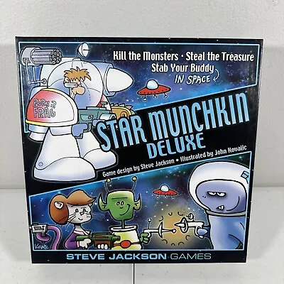 Star Munchkin Card Game: Deluxe Edition - Very Nice!!! 100% Complete • $29.99