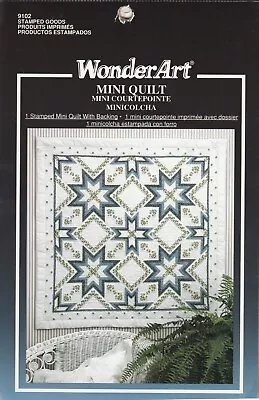 Quilt Stamped Embroidery Kit 90 X 90cm Includes Backing Fabric Cross Stitch • £14.95