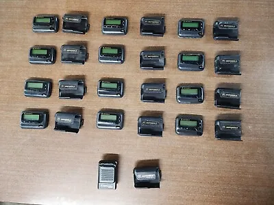 Lot Of (12) Motorola Advisor Gold Pagers W/Holster A04QWB5962AA (1) Keynote  • $249.99