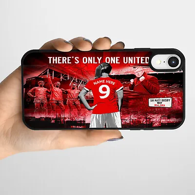 Personalised Manchester IPhone Case Womens Football Hard Phone Cover Gift WFP83 • £8.95