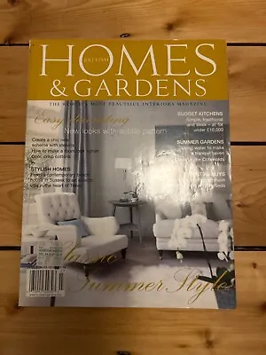 Homes And Gardens Magazine July 2004 Interior & Garden Design  • £1.90