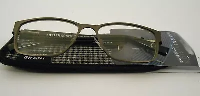 MEN'S Reading Glasses Magnivision BRYCE GUN MSRP $25.00 - 821 • $10.99