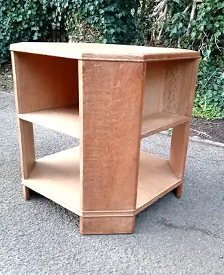 Heals Of London 1930s Limed Oak Book Table • £495