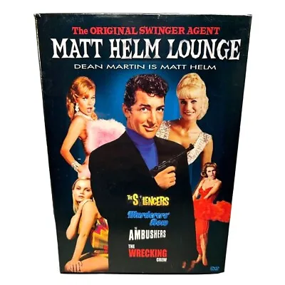 Matt Helm Lounge: Silencers Murderers' Row Ambushers Wrecking Crew NEW DVD • $64.99