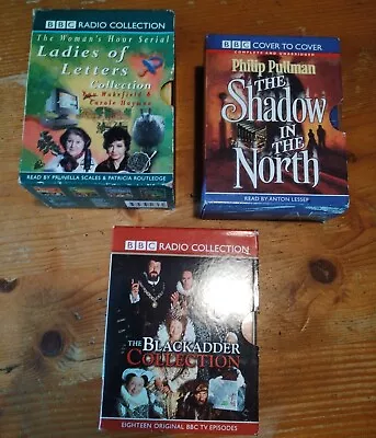 3 X Audio Books Box Sets Blackadder Ladies Of Letters Shadow In The North  • £3.20