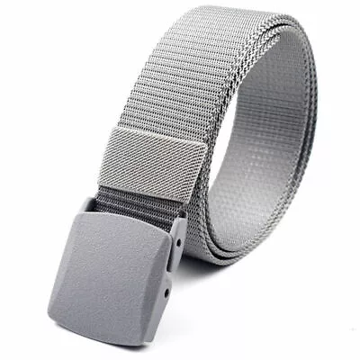 2024 Men Durable Nylon Outdoor Sport Military Tactical Waistband Canvas Web Belt • $3.99