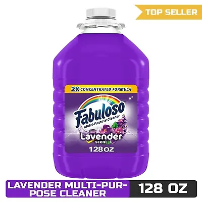 Fabuloso Multi-Purpose Cleaner 2X Concentrated Formula Lavender Scent 128 Oz • $16.40