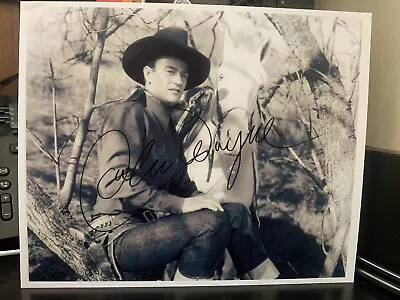 Rare Still Young John Wayne Signed • $11