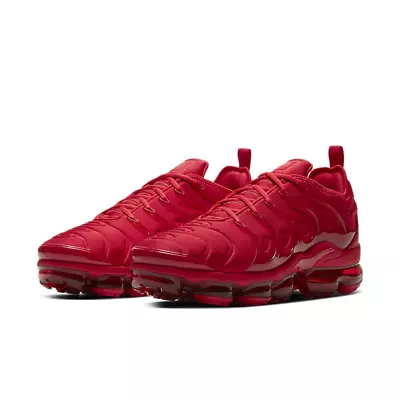 Nike Vapormax Plus Air Low Top Running Shoes Men's Sizes Red • $167