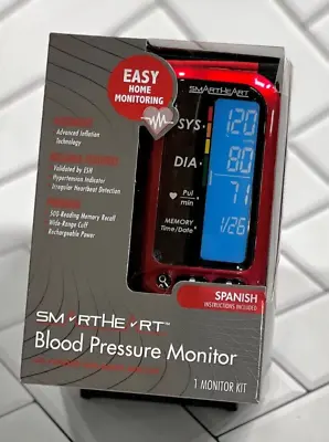 SmartHeart Digital Adult Attached Upper Arm Cuff Blood Pressure Monitor • $39