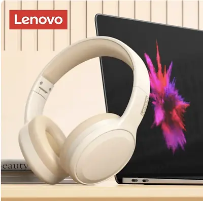 $32.15 • Buy Lenovo TH30 Wireless Headphones Bluetooth Headset With Mic Foldable Sport