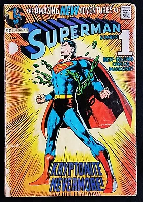 SUPERMAN #233 (DC 1971) KEY Iconic Cover Art By Neal Adams • $49